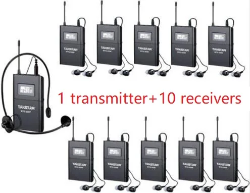 Беспроводная система туристического гида Takstar WTG 500 UHF для одновременного