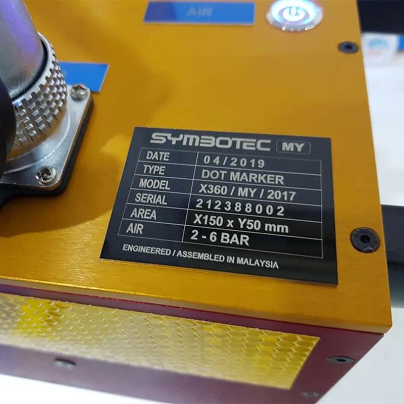 Склад в Бразилии маркировочная машина с номером Vin для автомобильного рамы