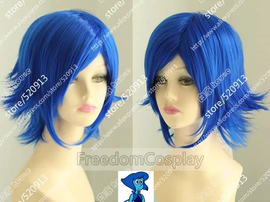 Стивен Вселенная лазурит Синий Косплей hairwear