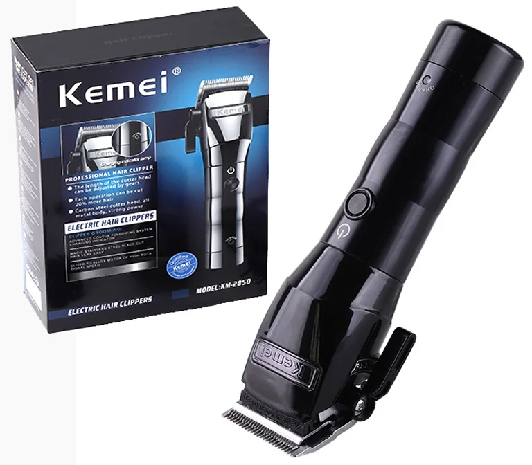 Kemei профессиональная электрическая машинка для стрижки волос перезаряжаемый