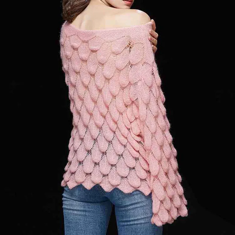 Ladies Knitted Hollow Out Crochet Summer Pullover Tops Women Mesh Thin Plus Size Knit Loose Pullovers Sweaters Female | Женская одежда