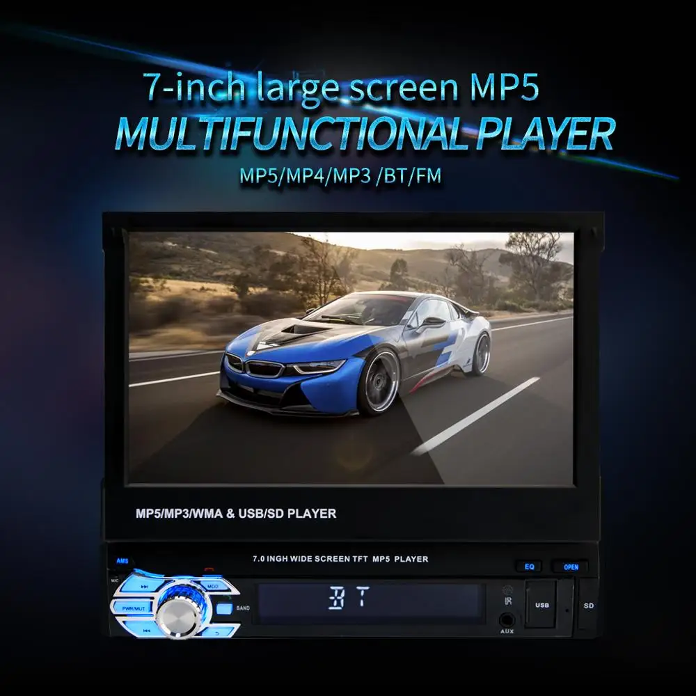 Hevxm Android автомобильный Радио 2 DIN Авторадио сенсорный экран мультимедийный плеер BT