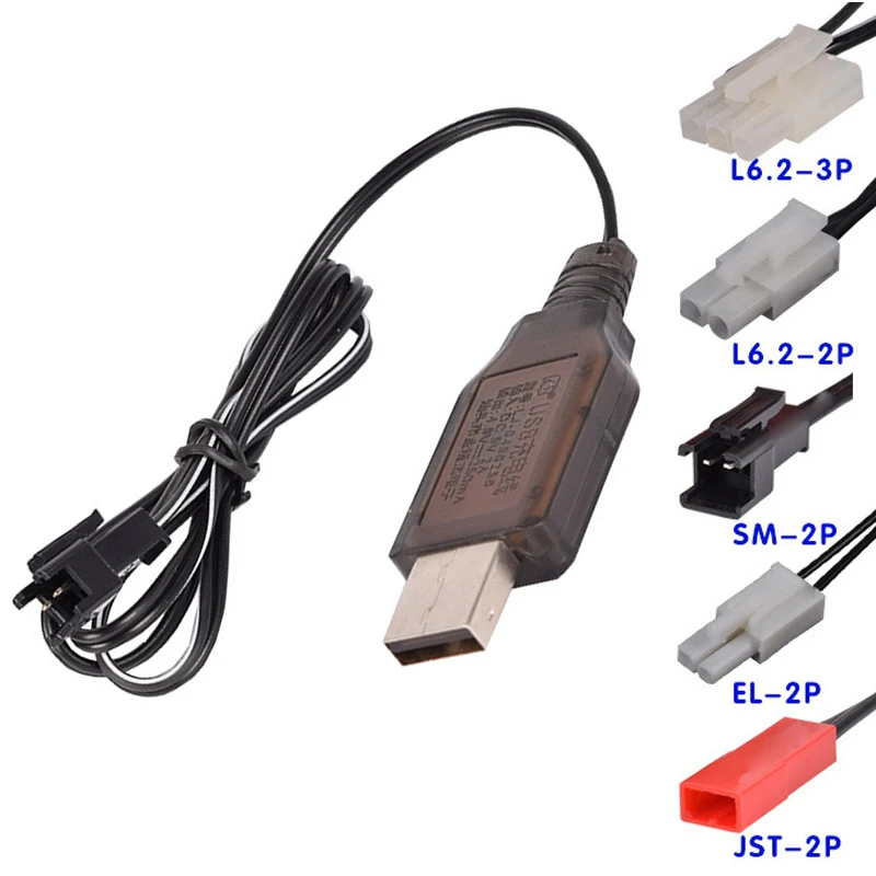 4 8 V Зарядное устройство USB Ni Cd/металл гидридных или никель Батарея игрушки RC