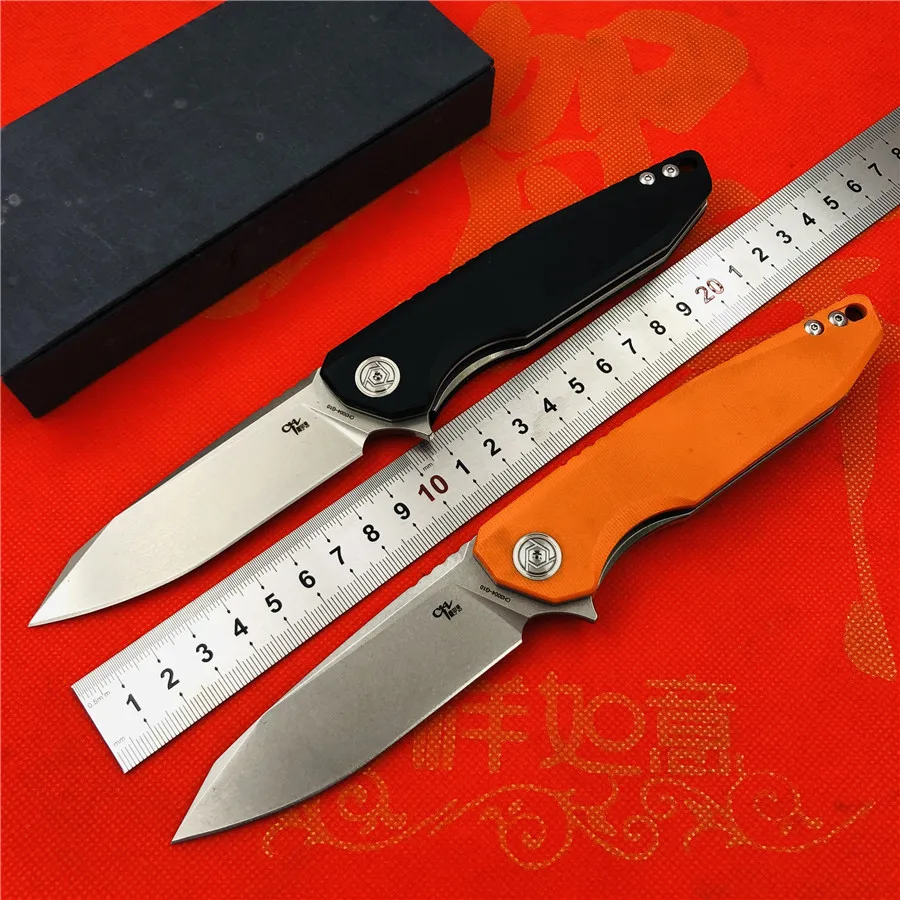 CH CH3004 D2 складной нож G10 ручка Походный Кемпинг подшипник флип Рыбалка Тактический