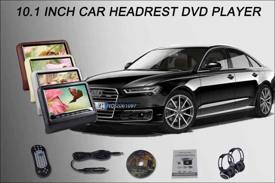 BigBigRoad для AUDI A6 A3 A5 S3 S5 S6 Q3 Q5 Q7 2*10," Автомобильный подголовник монитор цифровой ЖК-экран Автомобильный мультимедийный dvd-плеер