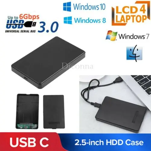 USB 2 0 5 дюймов IDE HDD корпус Футляр для внешнего жесткого диска| |