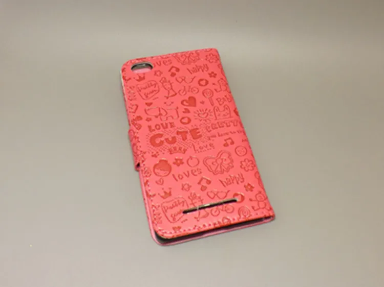 Маленький часы Симпатичные Кожа Case Cove провести две Карты с 2 карты Для Xiaomi Redmi 3 Redmi3
