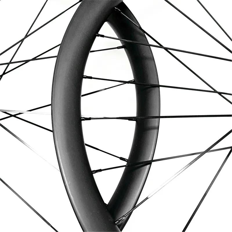 29er дисковые Углеродные mtb колеса 40x28 мм ассиметричные бескамерные передние