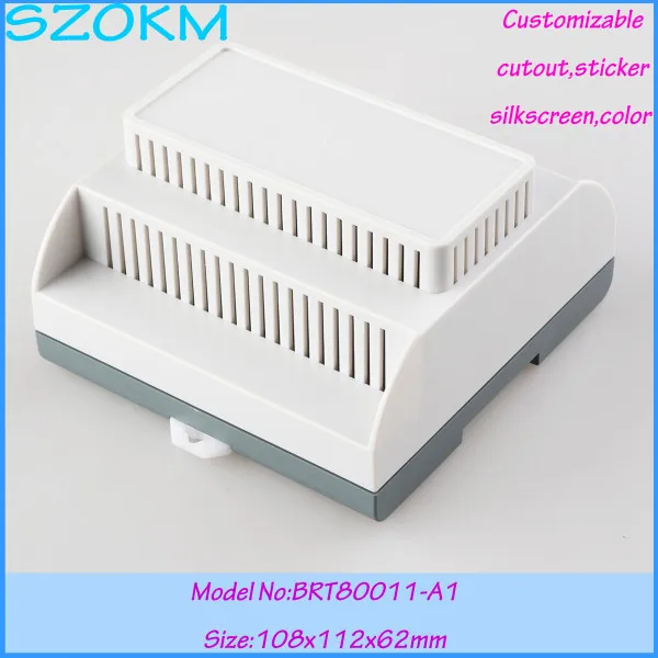 10 шт./лот электронные и приборные корпуса пластиковая коробка для электроники Din