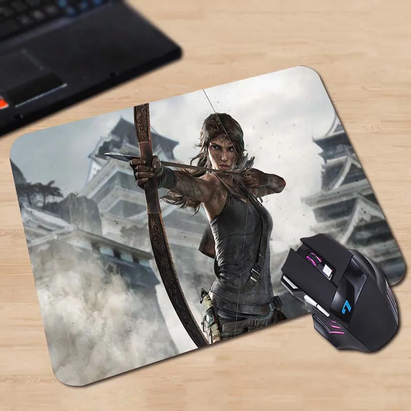 25x29cm Babaite laracroft с арбалетом tomb raider Лидер продаж Коврик для компьютерной мыши коврики для игровой мыши 18*22 см и 25*29 см - Цвет: 25x29cm