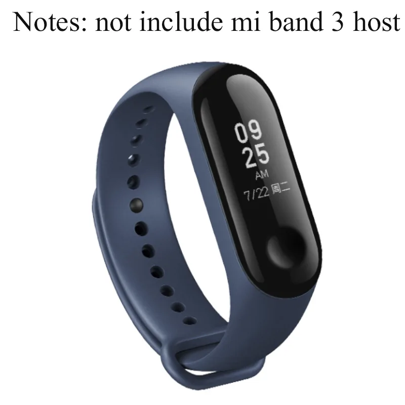 Оригинальный Xiaomi Mi Band 3 ремешок на запястье силиконовый цветной браслет для