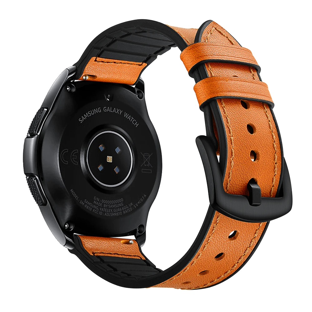 Итальянский ремешок для часов из натуральной кожи 20 мм Quick Release для samsung gear Classic Frontier Watch Active Band ремешок аксессуары