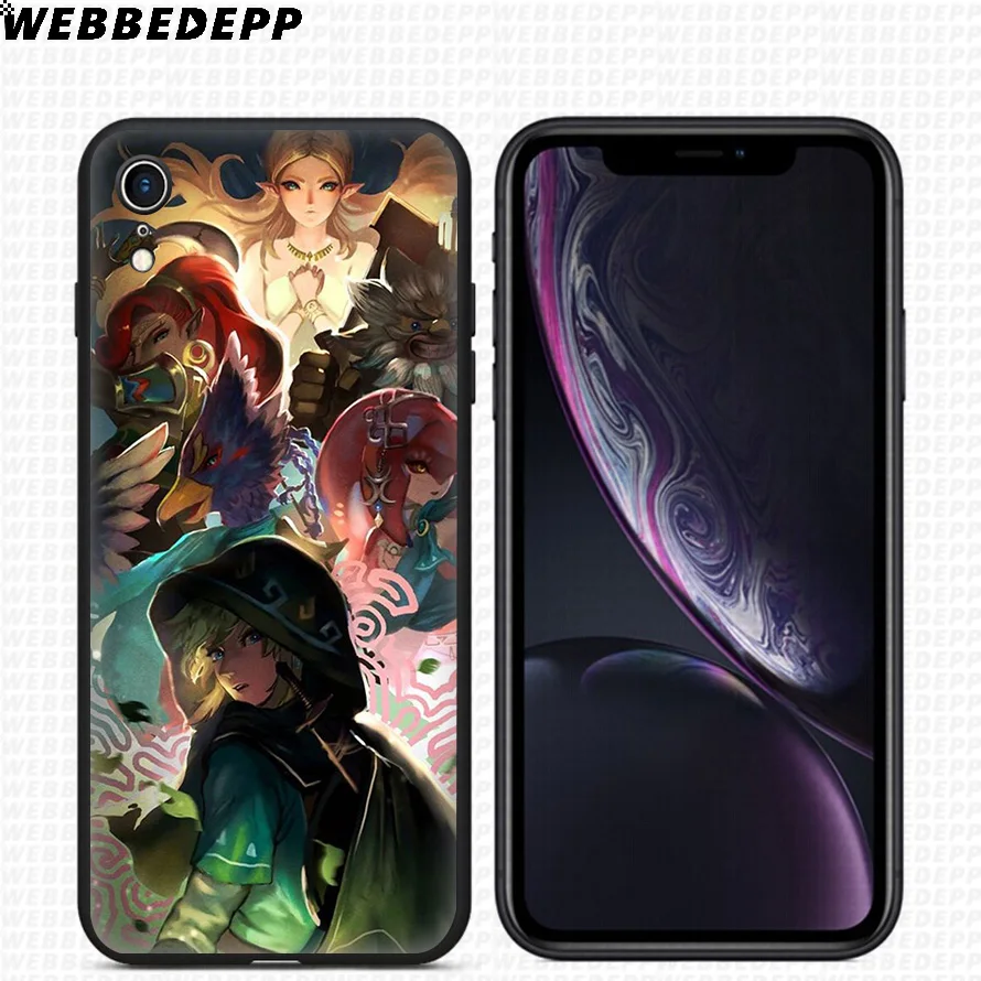 WEBBEDEPP Legends Of Zelda мягкий силиконовый чехол для iPhone 11 Pro Xr Xs Max X или 10 8 7 6 6S Plus 5 5S SE Case |