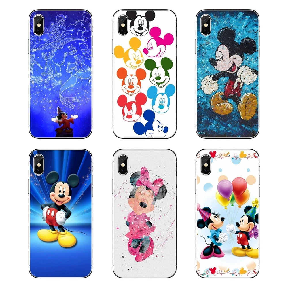 Мультфильм животных поцелуй Микки Минни Мышь Art Чехлы для Huawei Honor 8 8C 8X9 10 7A 7C