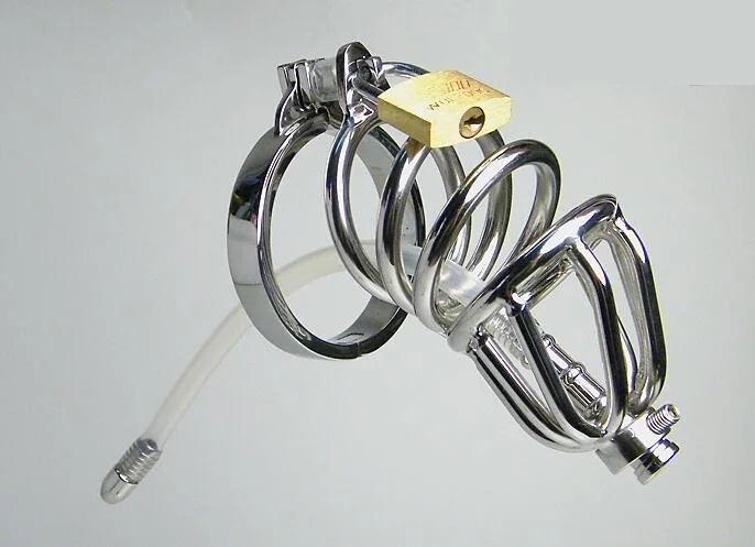 Новейшие мужские Нержавеющая сталь клетка для члена пениса Мужской Целомудрие с