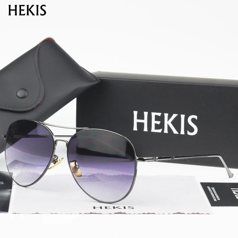 Солнцезащитные очки мужские и женские 2019 сплав Винтажные высокое качество