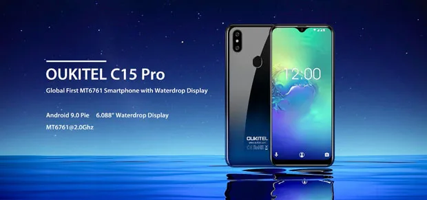 original oukitel c15 pro phone receiver for OUKITEL C15 Pro 2GB 16GB Android 9.0 Mobile Phone MT6761 | Мобильные телефоны и