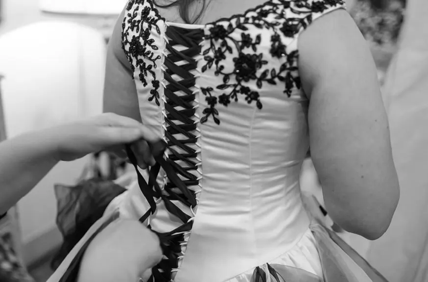 Урожай Викторианской Свадебное Платье Церковь Готический Dress1950's Свадебные