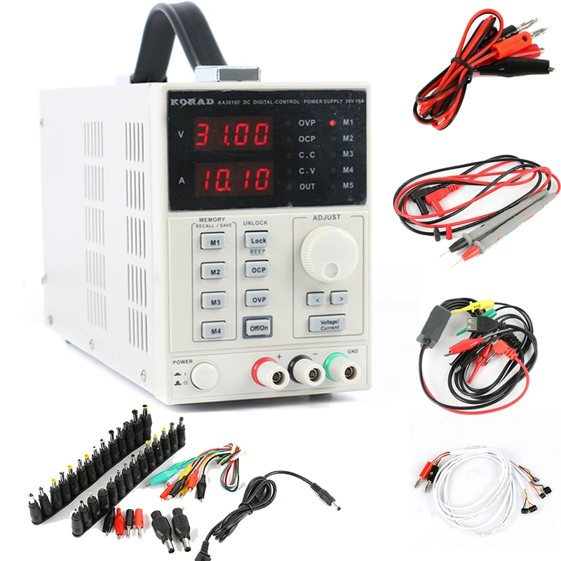 KORAD KA3010P Регулируемый цифровой линейный программируемый переключатель питания