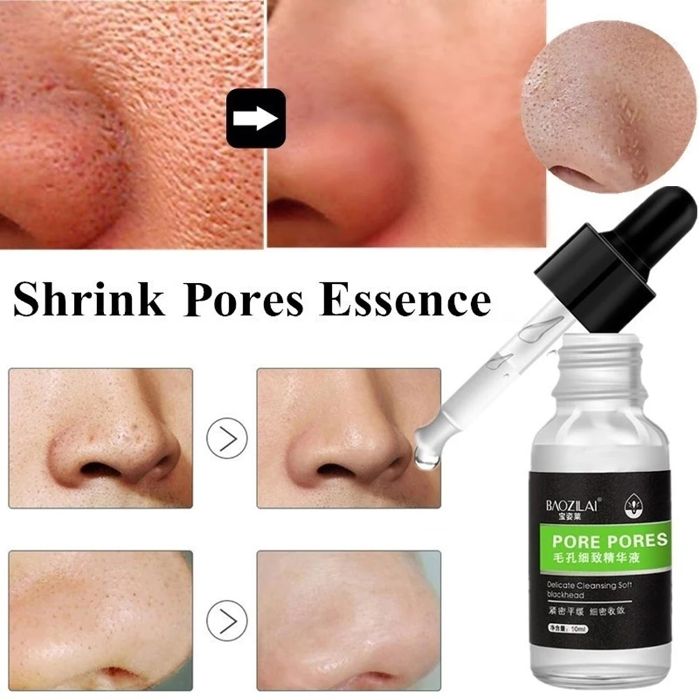 10ml Face Serum Facial Hyaluronic Shrink Pores Essence Moisturizing Skin Care Anti-Aging Anti Wrinkle Proe Essence Liquid TSLM1