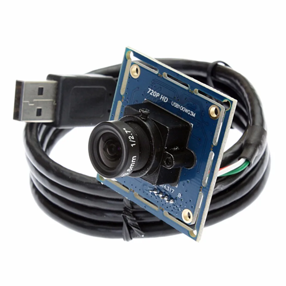 1MP 720P QR сканирование кода без искажений 1 0 мегапиксельная OTG UVC Plug Play драйвер USB