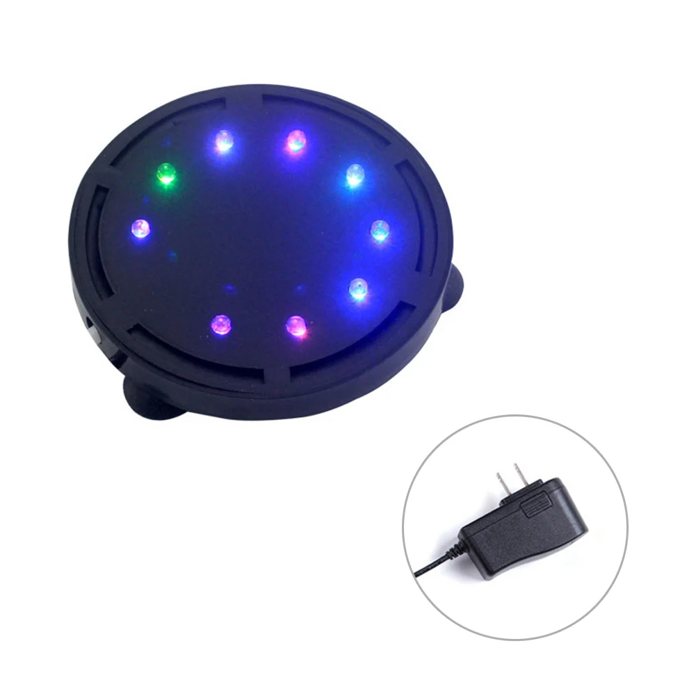 Underwater Submersible Round LED Air Bubble Light Aquarium Fish Tank Decor Lamp New | Дом и сад