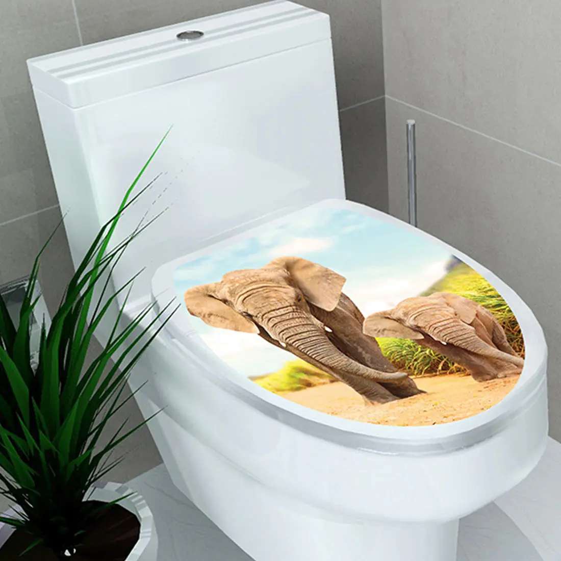 Настенная виниловая наклейка на сиденье унитаза наклейки крышку съемные для