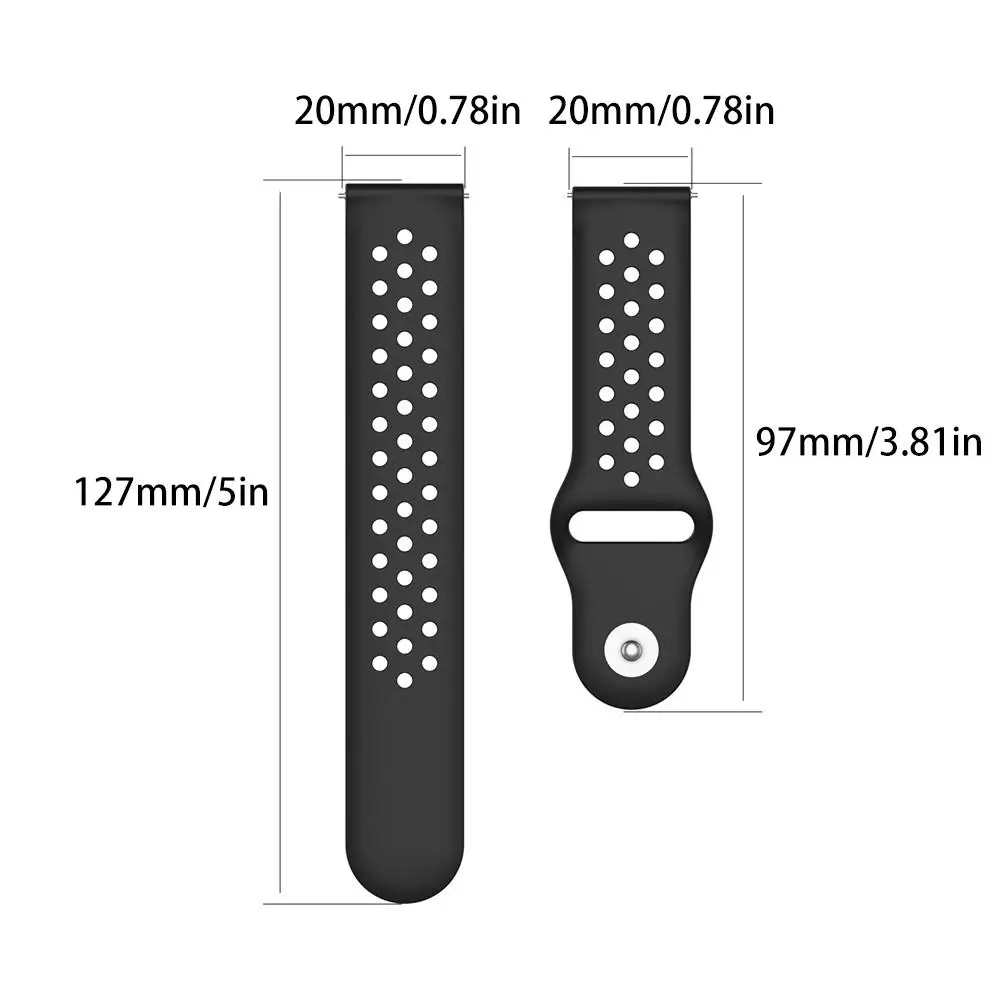 Силиконовый сменный ремешок для SUUNTO 20 мм удобный часов 3 спортивные Смарт часы