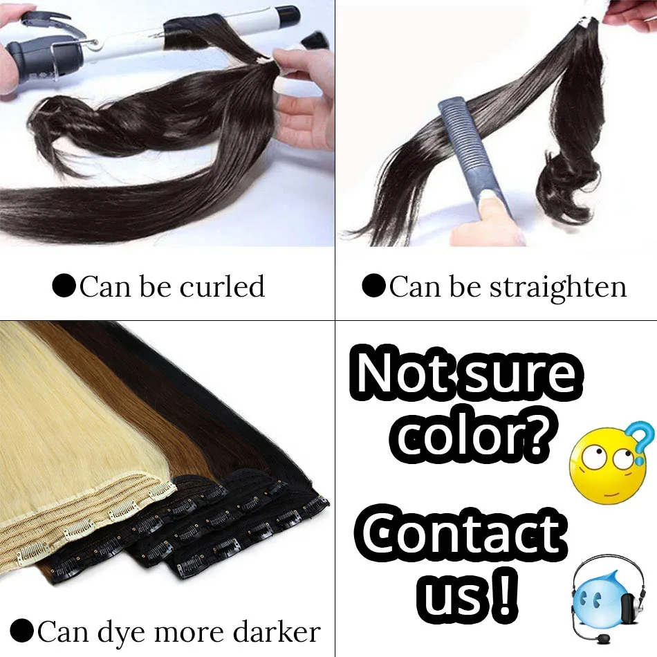 MRS HAIR на заколках, человеческие волосы для наращивания, прямые, 1" 18" 2", натуральные волосы на заколках, 9 цветов,, светлые волосы