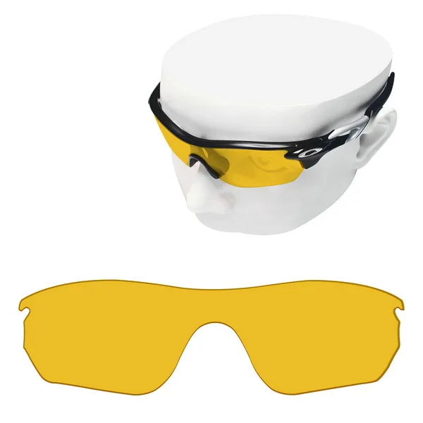 Yellow-Non Polarized Поляризованные Сменные линзы OOWLIT для солнцезащитных очков-Oakley Radarlock, края OO9183 - Цвет линз: Yellow-Non Polarized