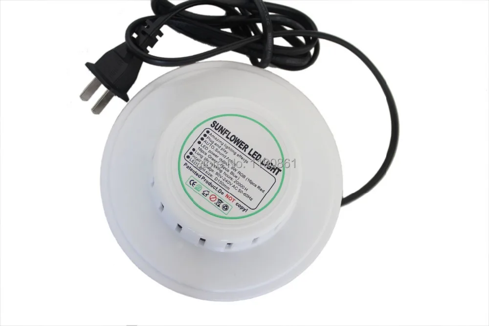 Современный светодиодный круглый праздничный мини-лазер 8 Вт 48 светодиодов 90-240 В