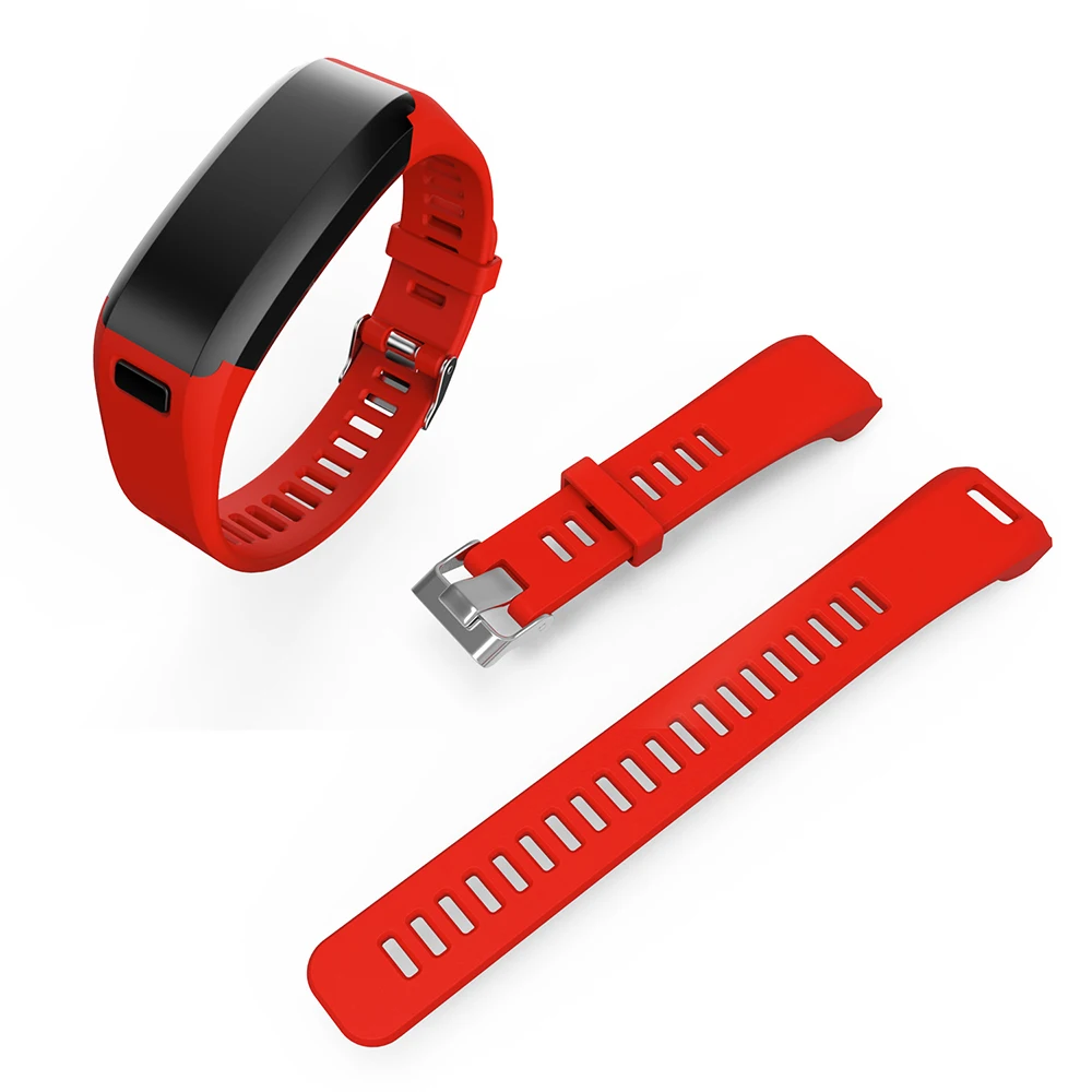 Ремешок силиконовый для смарт часов Garmin Vivosmart HR 8 цветов|Смарт-браслеты| |