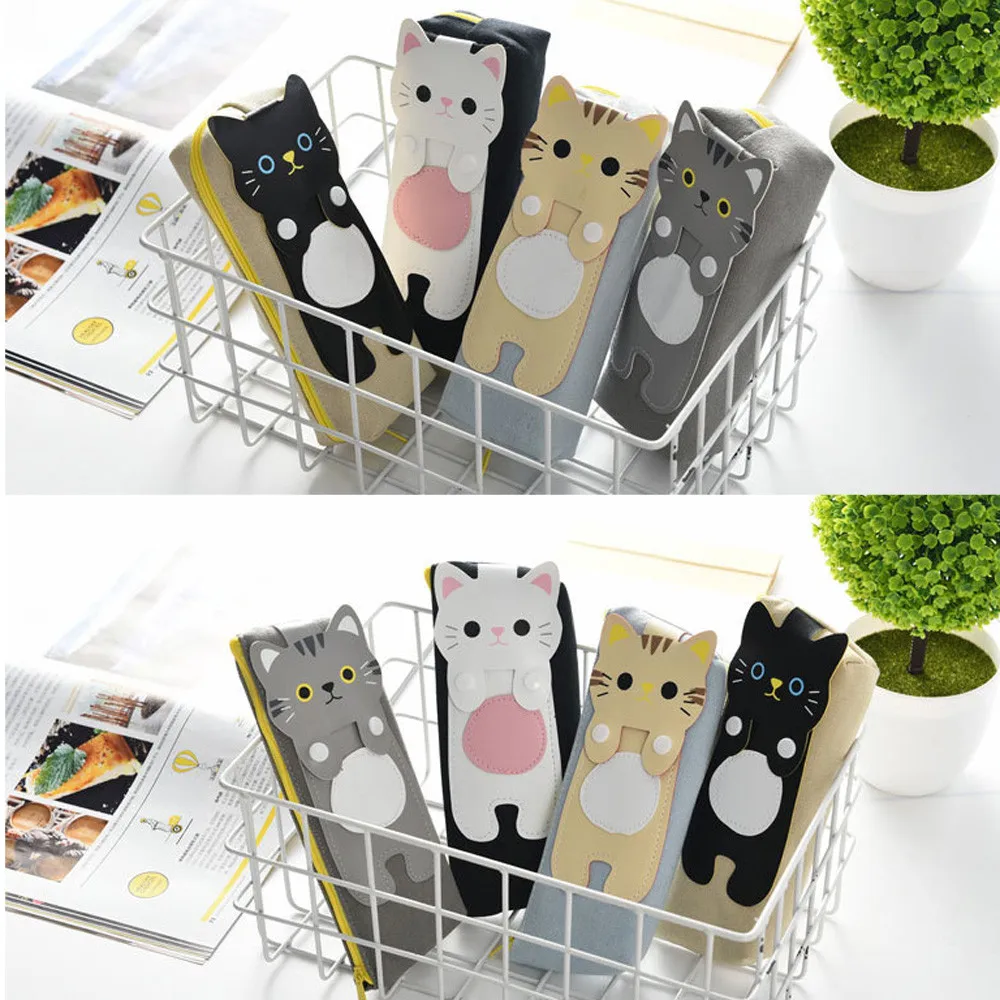 Милый пенал Китти много видов красочных студенческий моды из ткани|Сумки для