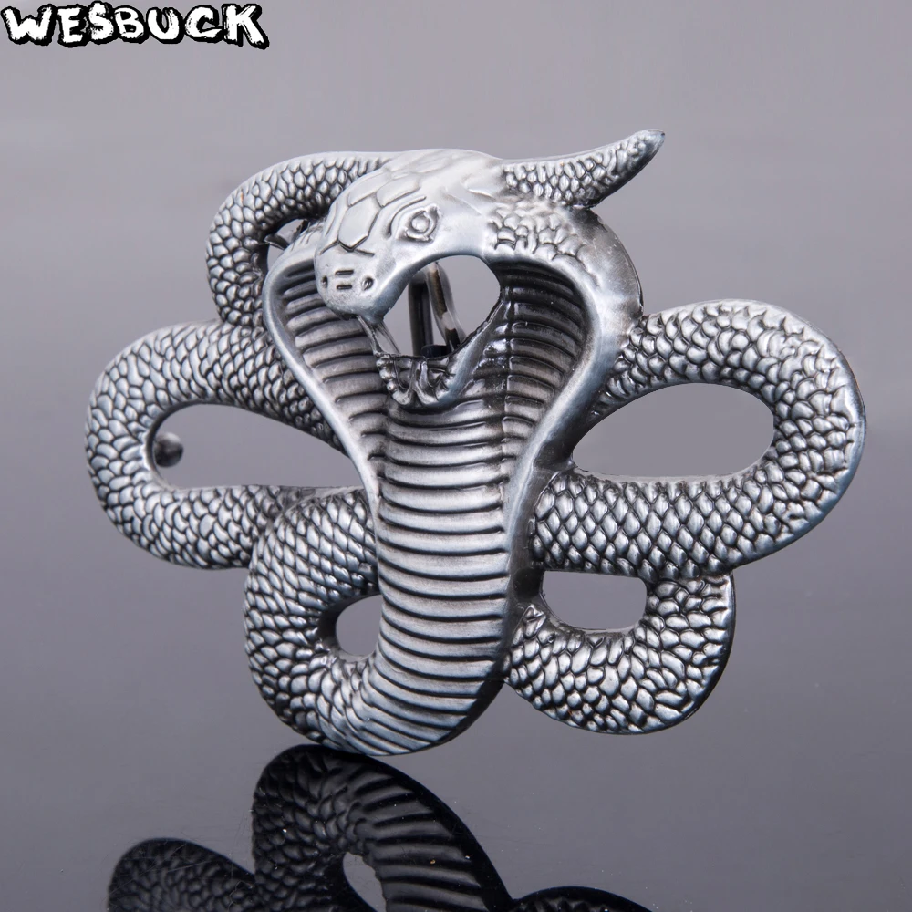 5 PCS MOQ Большой змея wesbuck Brand металлические пряжки ремня для мужские Юнисекс Western Buckles для девочек в ковбойском Пряжка для повседневного использования повседневные животных Hebilla