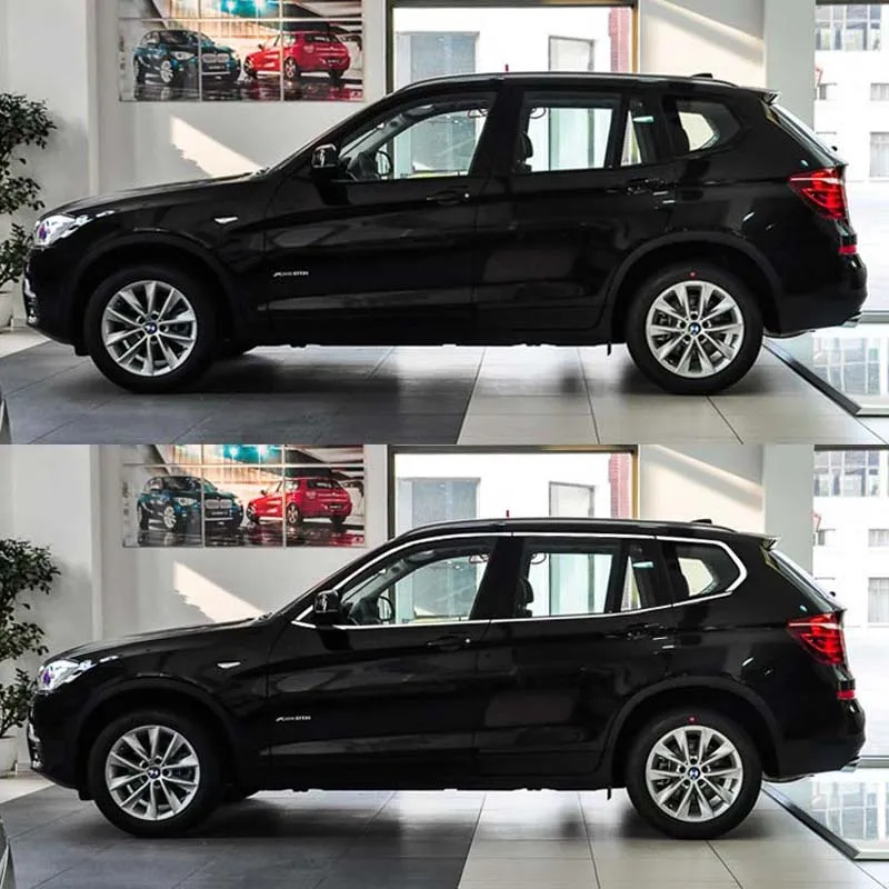 12 шт. полный оконные стойки подоконник литья отделка точно приспособлены для BMW X3