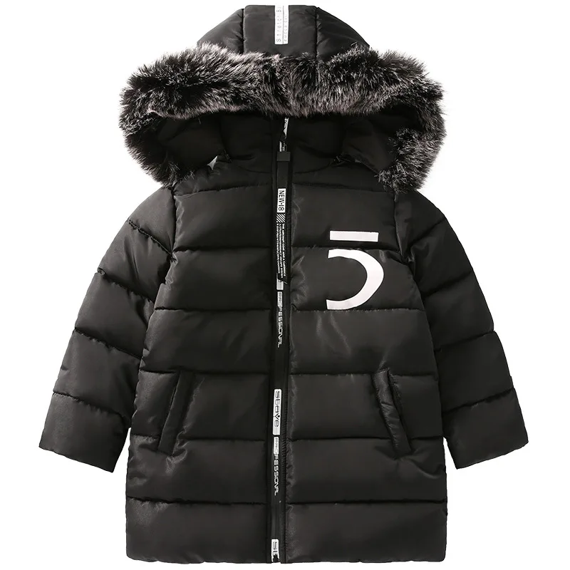 Winter Thicken Windproof Warm Kids Coat Waterproof Children Outerwear Kids Clothes Boys Jackets For 3-12 Years Old