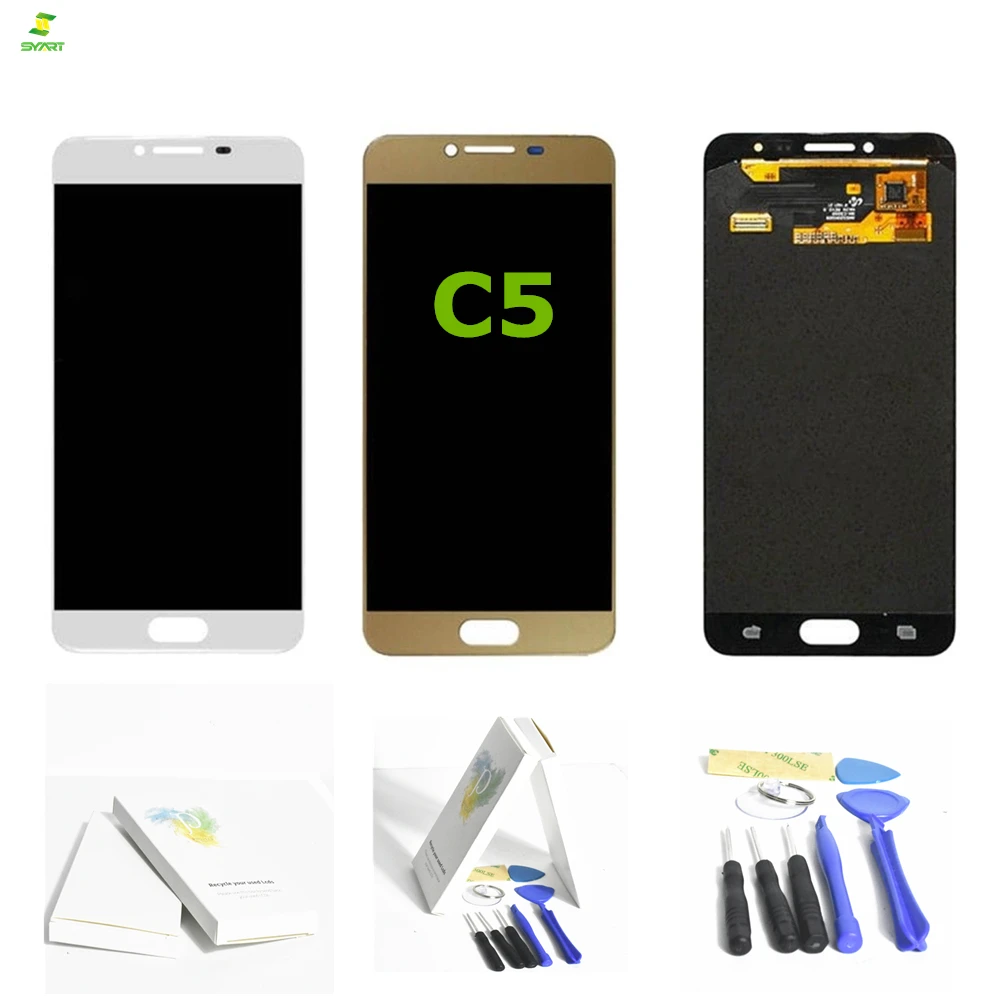 5 2 ''AMOLED Полный ЖК C5 C5000 для SAMSUNG Galaxy Экран дисплея Сенсорный экран планшета