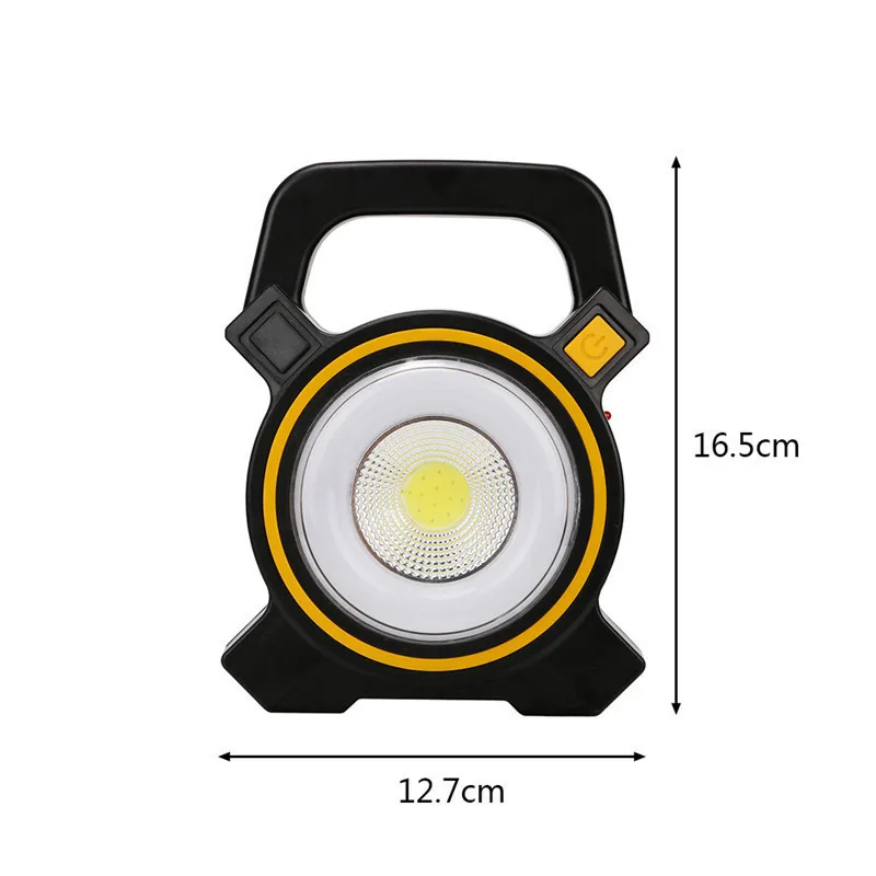 

15W COB LED Portable Floodlight Lantern Outdoor Waterproof 4-Mode Emergency Spotlight Lamp for Camping Hiking Tent Light