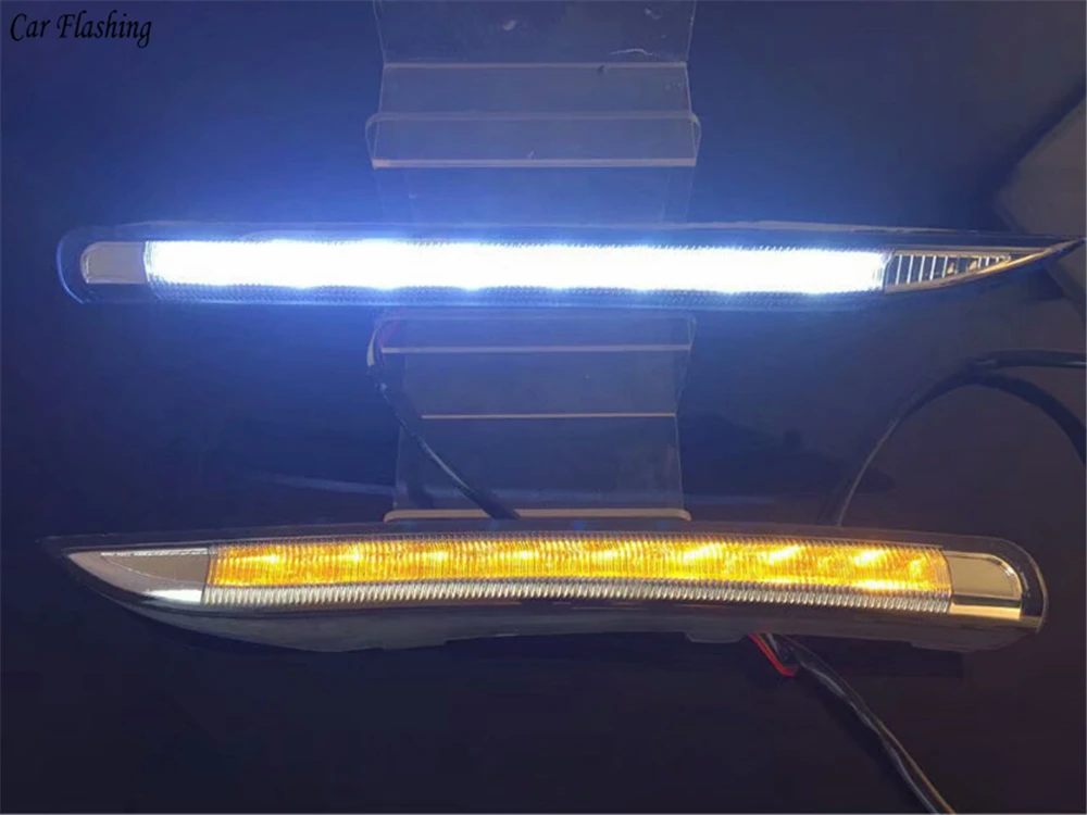 Автомобиль мигает автомобиль светодиодный DRL Вождения Дневные ходовые огни