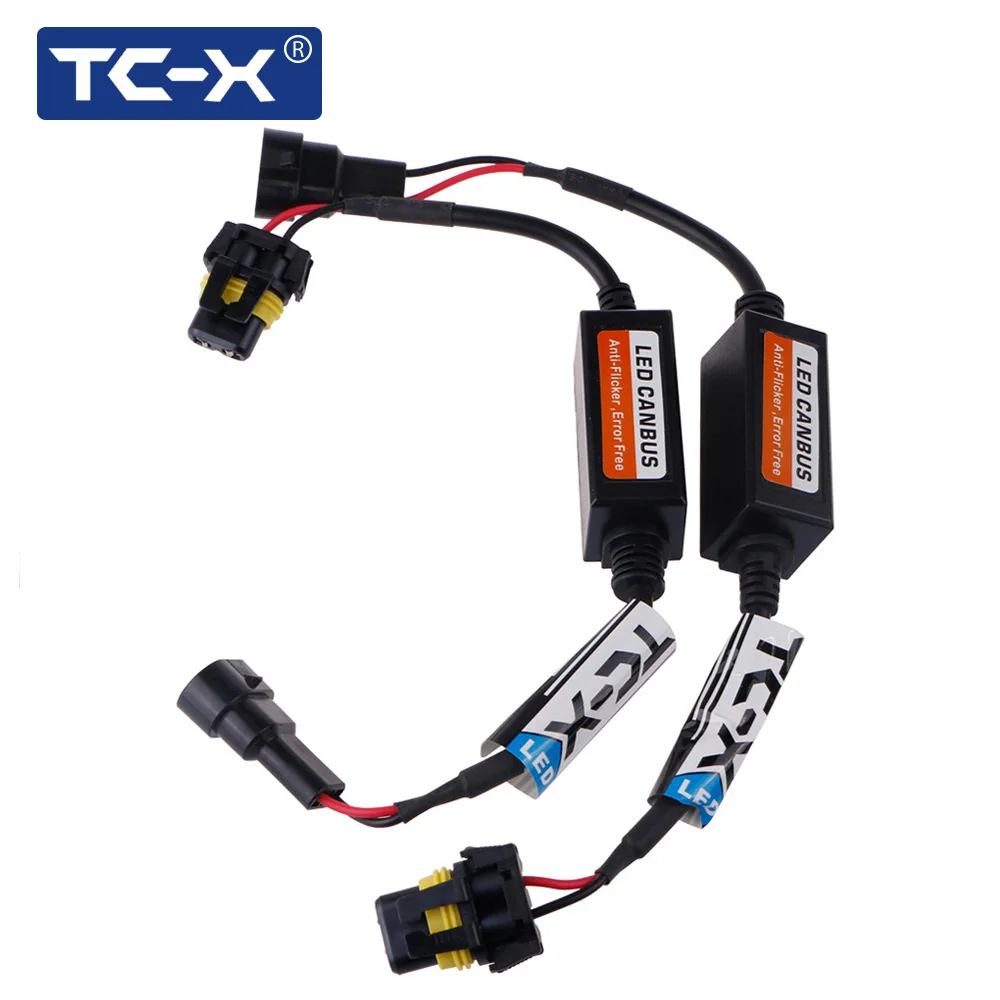 TCX 1Pair/lot 9005 HB3 9006 HB4 LED Decoder Load Resistor Warning Canceller Error Free ptf Light DRL No Flickering OBC | Автомобили и