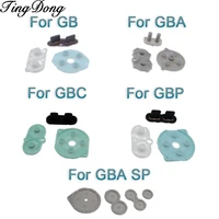 5sets for gb gbp gba sp conductive rubber silicone pads buttons for gameboy color gbc console