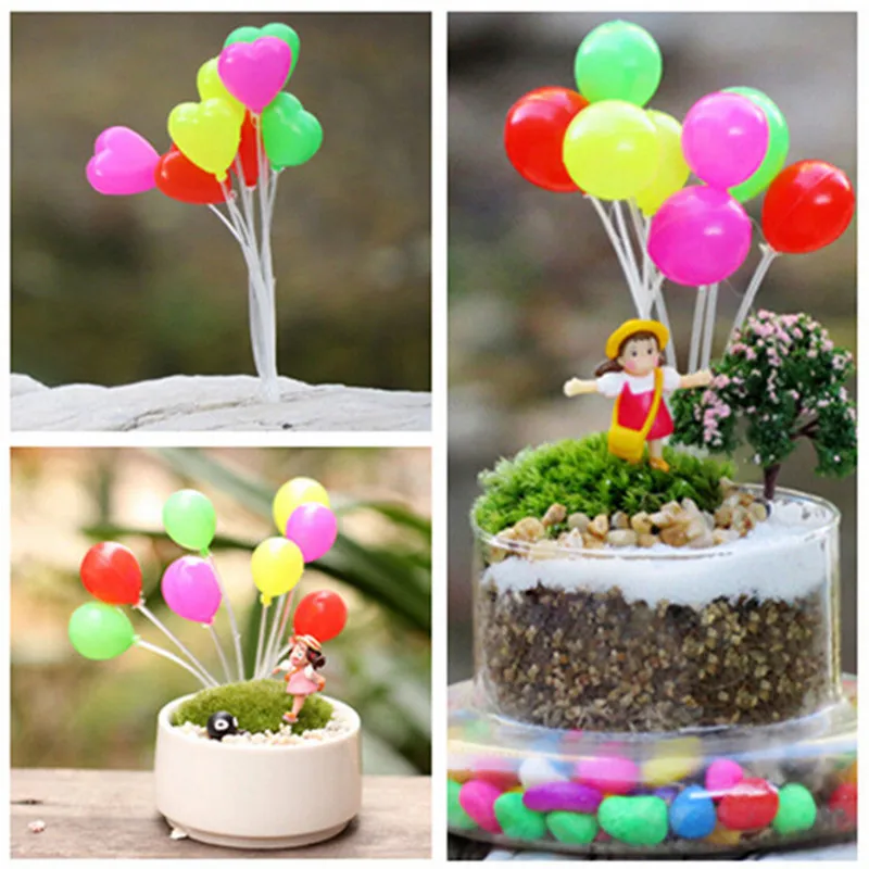 Садовый орнамент в виде буквы (8 маленьких шаров) миниатюрная фигурка мини-шар