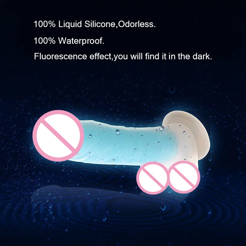 Силиконовый фаллоимитатор без запаха реалистичный пенис с присоской массажер