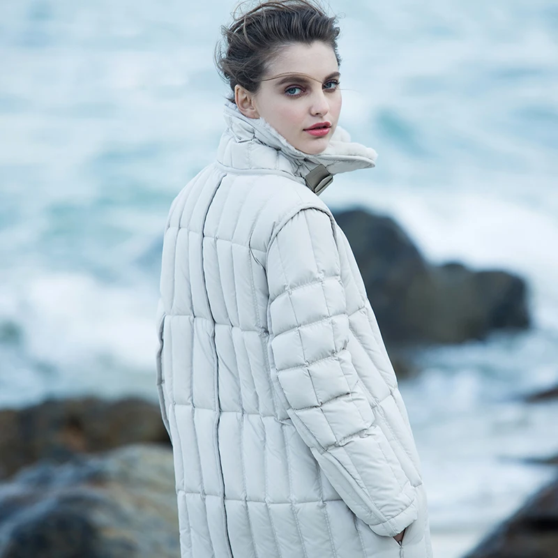 Женское зимнее пальто толстая теплая меховая парка натуральный меховой воротник