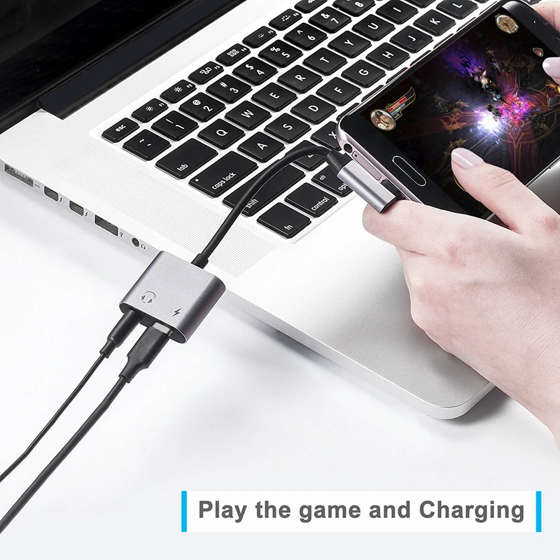 Зарядное устройство для наушников с разъемом usb type C и 3 5 мм аудио адаптер Google Pixel
