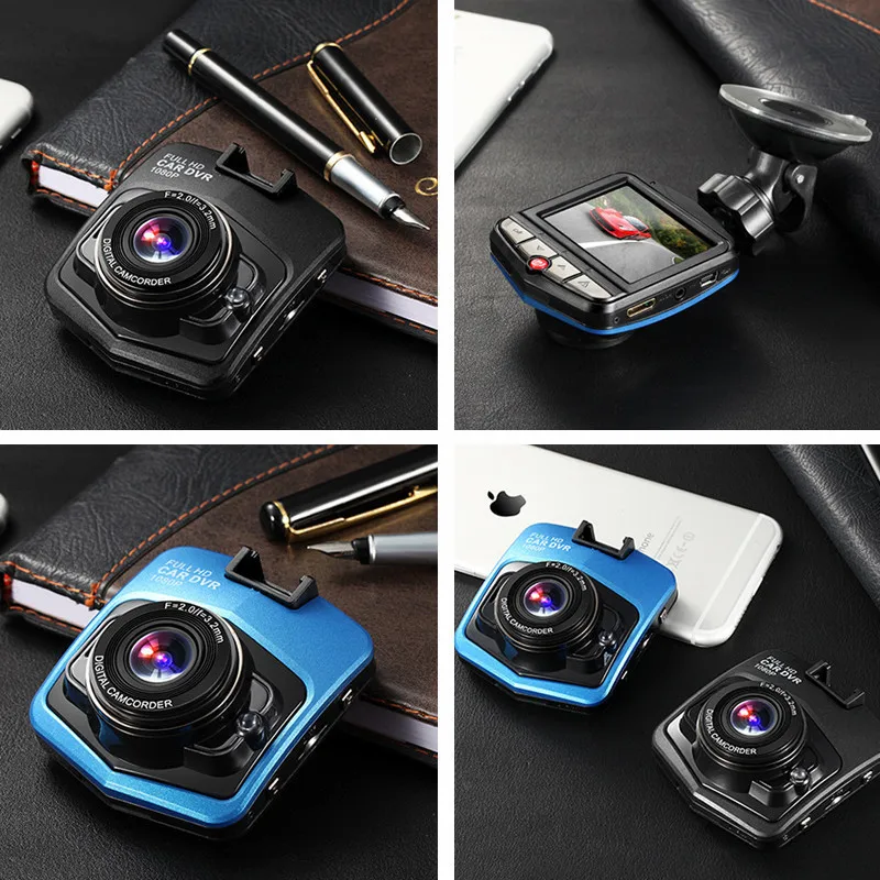 Мини 2 2/2 4 дюймов ЖК-дисплей Видеорегистраторы для автомобилей видеокамеры Full 1080 P