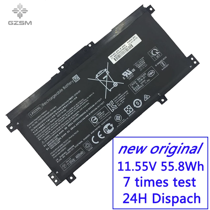 Батарея для ноутбука GZSM LK03XL HP HSTNN UB7I батарея TPN W127 W128 LK03055XL 1129 LB7U