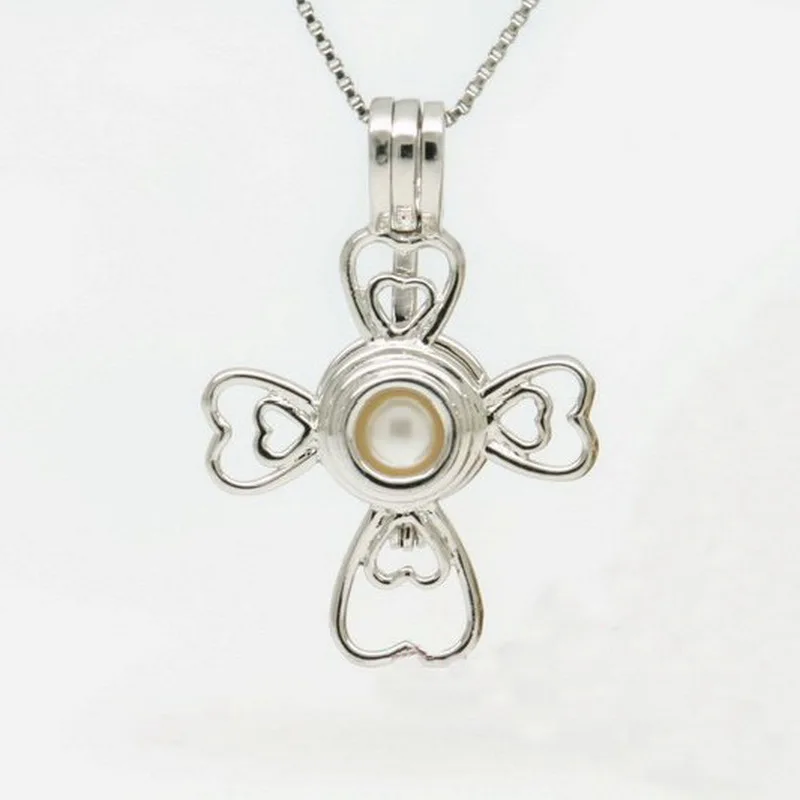 Женская серебряная подвеска с жемчужинами украшение из серебра 925 пробы в виде