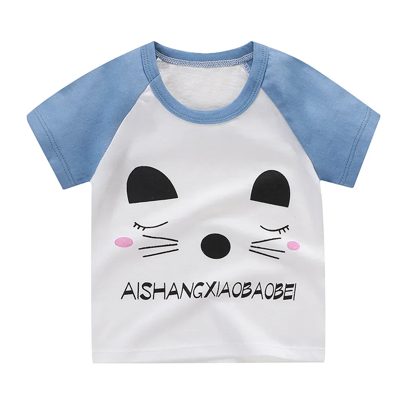 Brand Designer Baby Boy Comfortable Pure Cotton Tshirt Girl Hot Selling Short Sleeves | Детская одежда и обувь