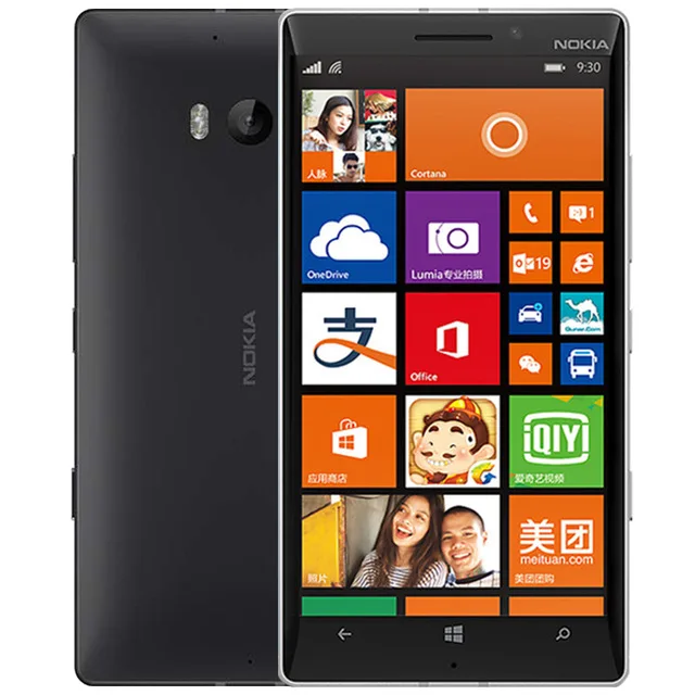 Черный Nokia Lumia 930, разблокирована, 5,0 дюймов, 2 Гб ОЗУ, 32 Гб ПЗУ, МП камера, четыре ядра, LTE, NFC, Windows, мобильная ОС, мобильный телефон - Цвет: Черный